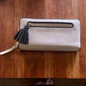 Kate Spade taupe and Black Women's Wallet